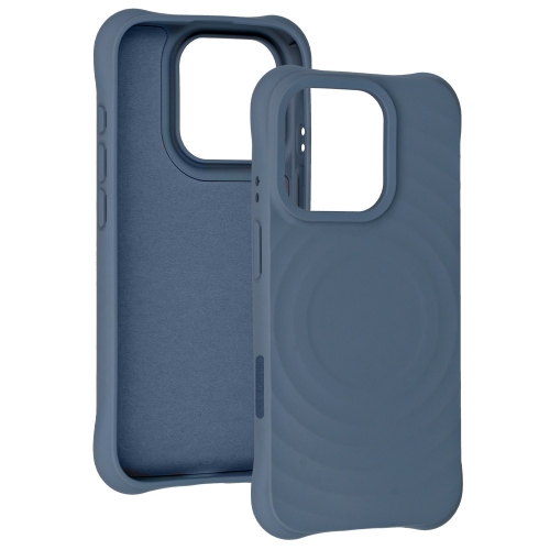 Силиконов калъф Zephyr Mag Cover за iPhone 16 Pro Max, Син
