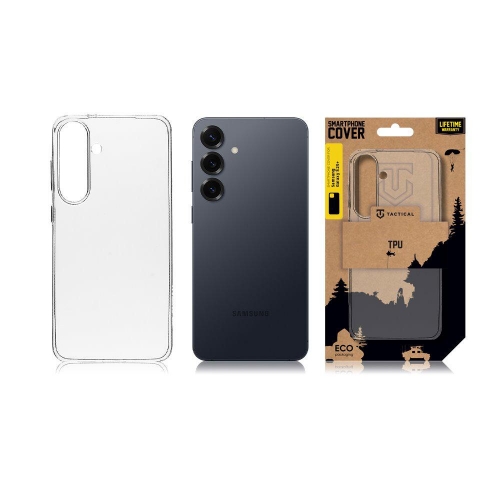 Силиконов калъф Tactical за Samsung Galaxy S25 Plus, Прозрачен
