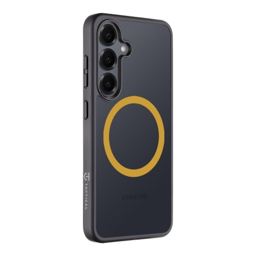 Удароустойчив калъф Tactical MagForce Hyperstealth 2.0 за Samsung Galaxy S25, Черен - жълт