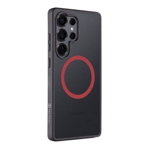 Удароустойчив калъф Tactical MagForce Hyperstealth 2.0 за Samsung Galaxy S25 Ultra, Черен - червен