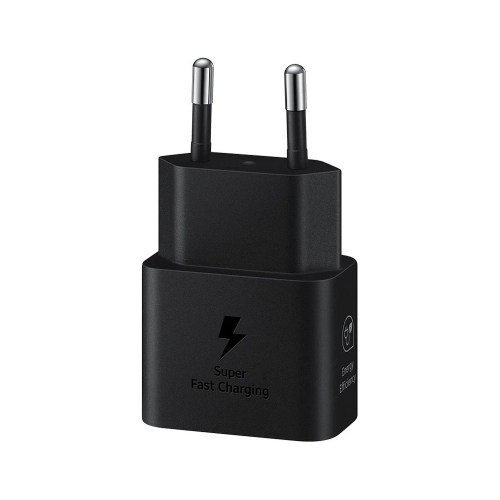 Зарядно Samsung, USB-C, 25W, EP-T2510XBEGEU, Super Fast, с кабел Type-C към Type-C, Черен