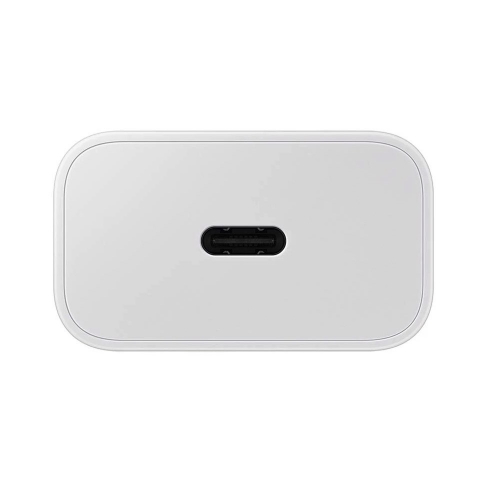 Зарядно Samsung, USB-C, 25W, EP-T2510XWEGEU, Super Fast, с кабел Type-C към Type-C, Бял