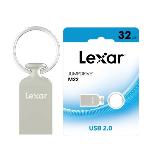 Флаш памет LEXAR JumpDrive M22, 32GB, USB 2.0, Сребрист