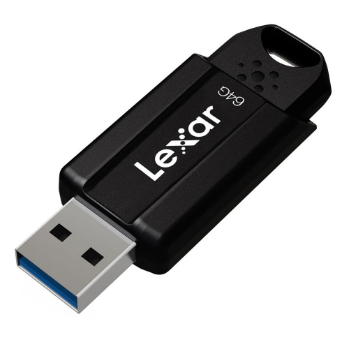 Флаш памет LEXAR JumpDrive S80, 64GB, USB 3.1, 130/25 MB/s, Черен