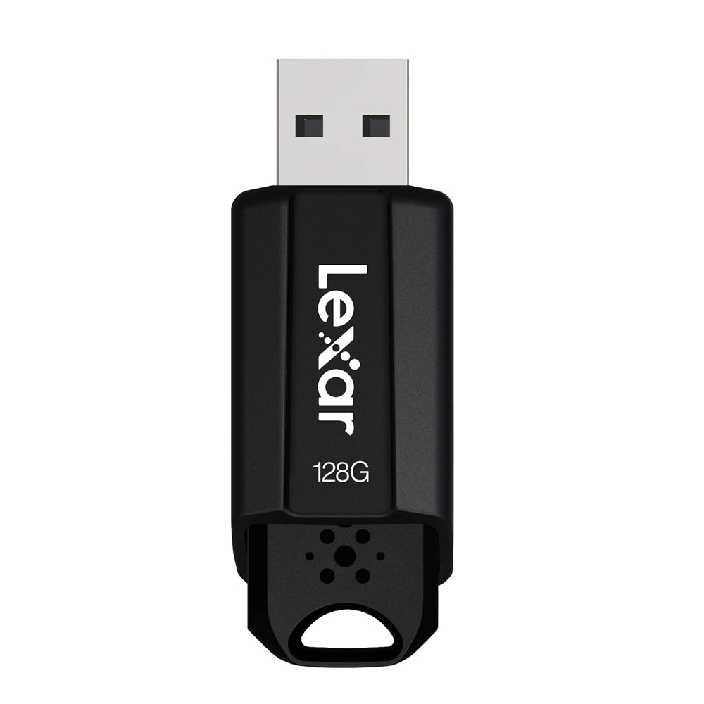 Флаш памет LEXAR JumpDrive S80, 128GB, USB 3.2, 150/25 MB/s, Gen 1, AES-256, Черен