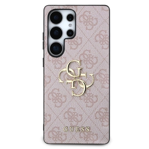 Калъф GUESS, PU 4G Metal Logo за Samsung Galaxy S25 Ultra, GUHCS25L4GMGPI, Розов
