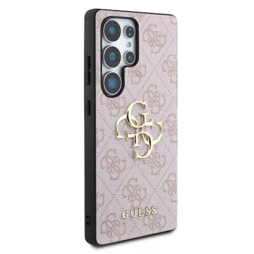 Калъф GUESS, PU 4G Metal Logo за Samsung Galaxy S25 Ultra, GUHCS25L4GMGPI, Розов