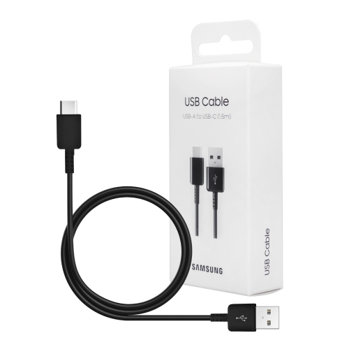Кабел Samsung от USB-A към Type-C, 1.5m, EP-DG930IBEGWW, Черен