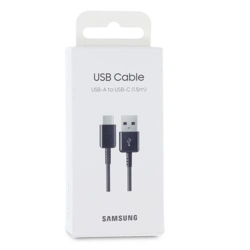 Кабел Samsung от USB-A към Type-C, 1.5m, EP-DG930IBEGWW, Черен