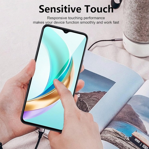 Стъклен протектор Veason 6D Pro Full Glue за Honor X6b, Черен
