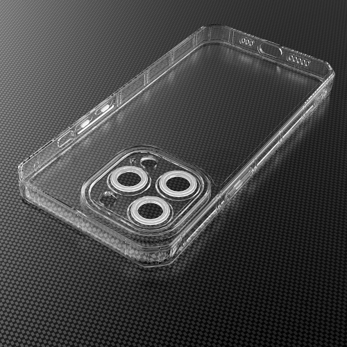Силиконов калъф Antishock за iPhone 16 Pro Max, Прозрачен