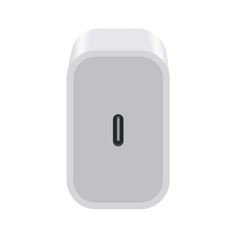 Зарядно 220V MOONX MC03, PD, 20W, 1xUSB-C, с кабел USB-C към Lightning, Бял