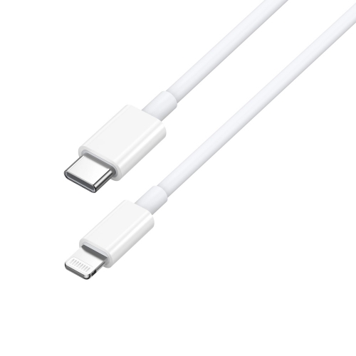 Зарядно 220V MOONX MC03, PD, 20W, 1xUSB-C, с кабел USB-C към Lightning, Бял