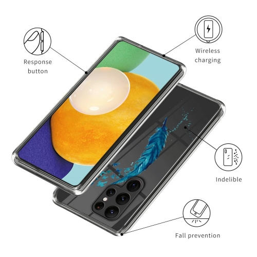 Силиконов калъф за Samsung Galaxy S24 Ultra, Перо