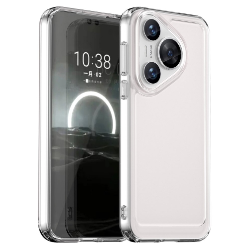 Силиконов калъф Candy за Huawei Pura 70, Прозрачен