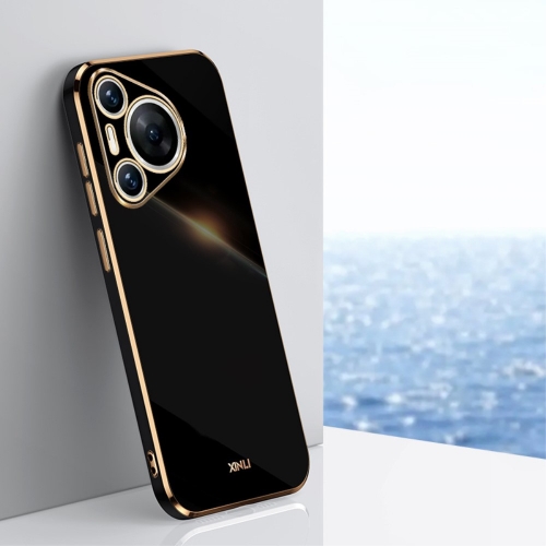 Силиконов калъф XINLI за Huawei Pura 70, Черен