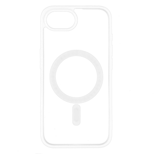 Удароустойчив калъф Acrylic Color MagSF за iPhone 16e/17e, Бял