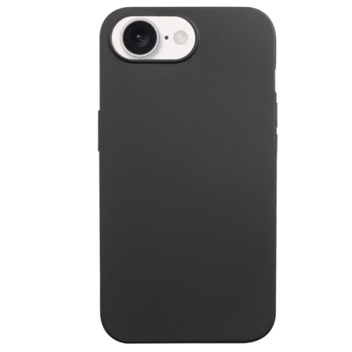 Силиконов калъф Matte за iPhone 16e/17e,1.2mm, Черен