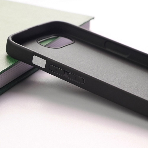 Силиконов калъф Matte за iPhone 16e/17e,1.2mm, Черен