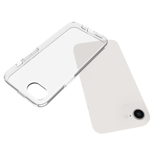 Силиконов калъф за iPhone 16e/17e, Прозрачен