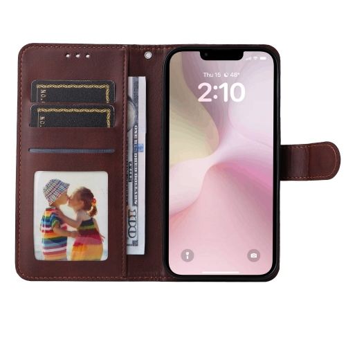 Калъф тефтер Magnetic Clasp за iPhone 16e/17e, Кафяв