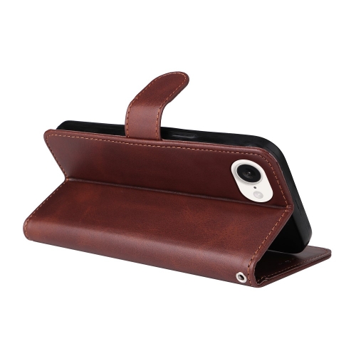 Калъф тефтер Magnetic Clasp за iPhone 16e/17e, Кафяв