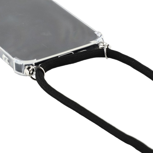 Силиконов калъф Shockproof за iPhone 16e/17e, връзка, Прозрачен