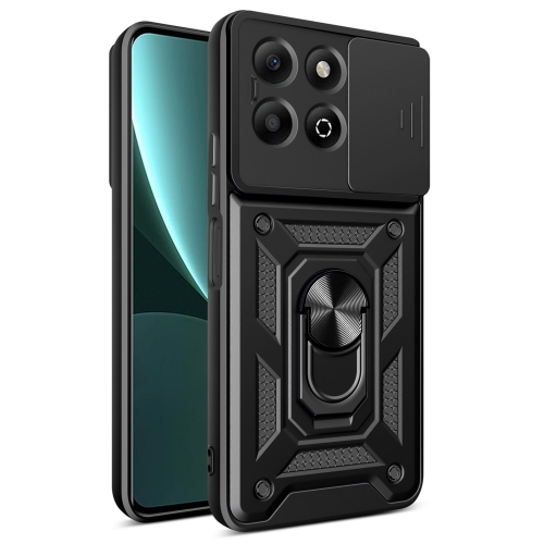 Удароустойчив калъф Slide Camera за Honor X6b 4G, Черен