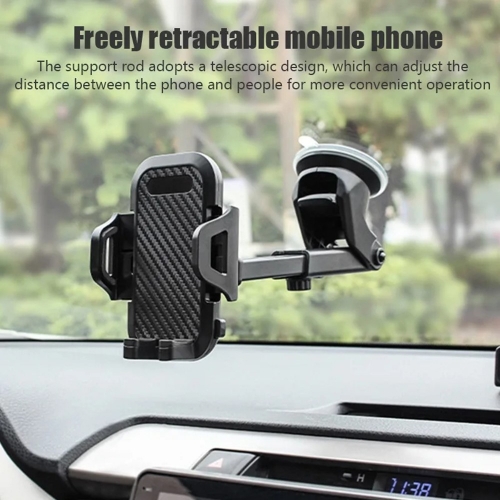 Стойка за кола Dashboard Windshield, Черен