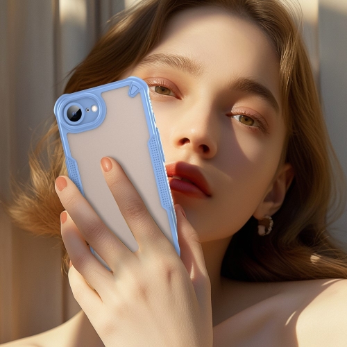 Удароустойчив калъф Frosted за iPhone 16e/17e, Син