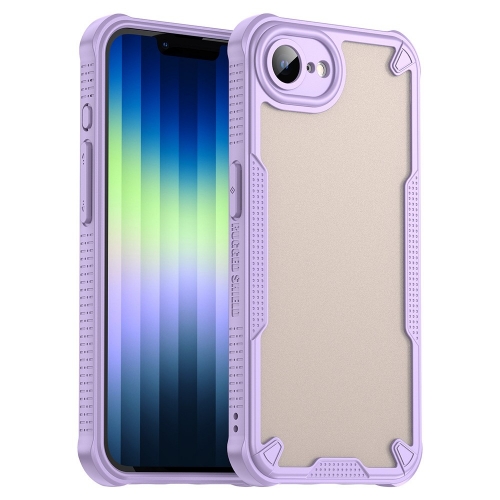 Удароустойчив калъф Frosted за iPhone 16e/17e, Лилав