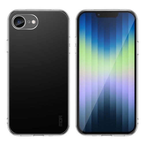 Силиконов калъф MOFI за iPhone 16e/17e, Прозрачен