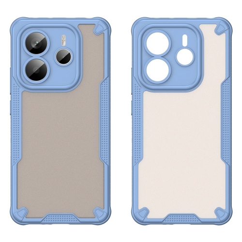 Удароустойчив калъф Frosted за Xiaomi Redmi Note 14 5G, Син