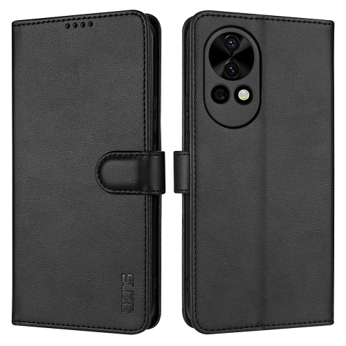 Калъф Тефтер AZNS Leather за Huawei nova 13, черен