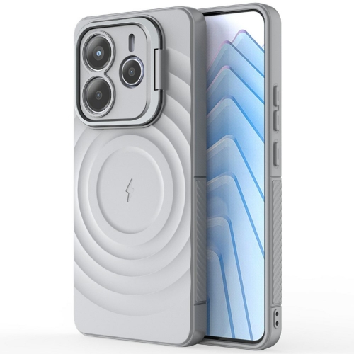 Силиконов калъф MagSF Kickstand за Xiaomi Redmi Note 14 5G, Сив