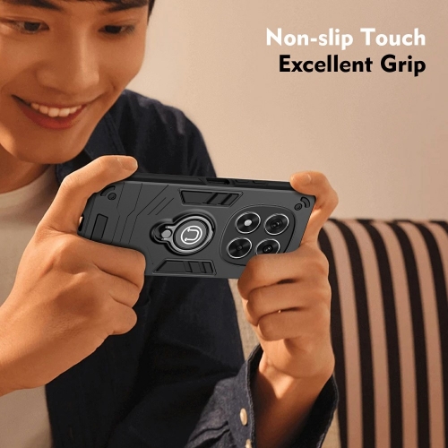 Удароустойчив Калъф Camshield Kickstand за Xiaomi Redmi Note 14 Pro 5G / Poco X7 5G, Черен