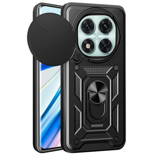 Удароустойчив калъф Slide Camera за Xiaomi Redmi Note 14 Pro 5G / Poco X7 5G, Черен