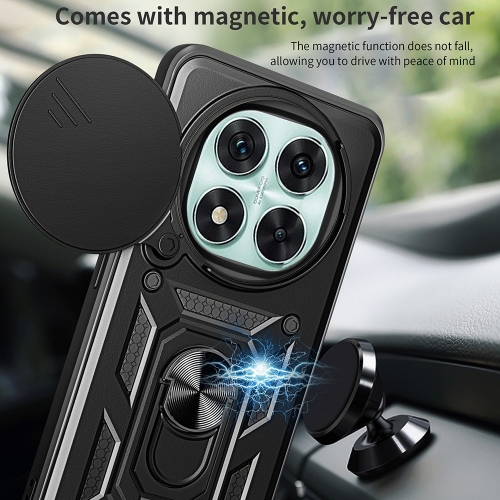 Удароустойчив калъф Slide Camera за Xiaomi Redmi Note 14 Pro 5G / Poco X7 5G, Черен
