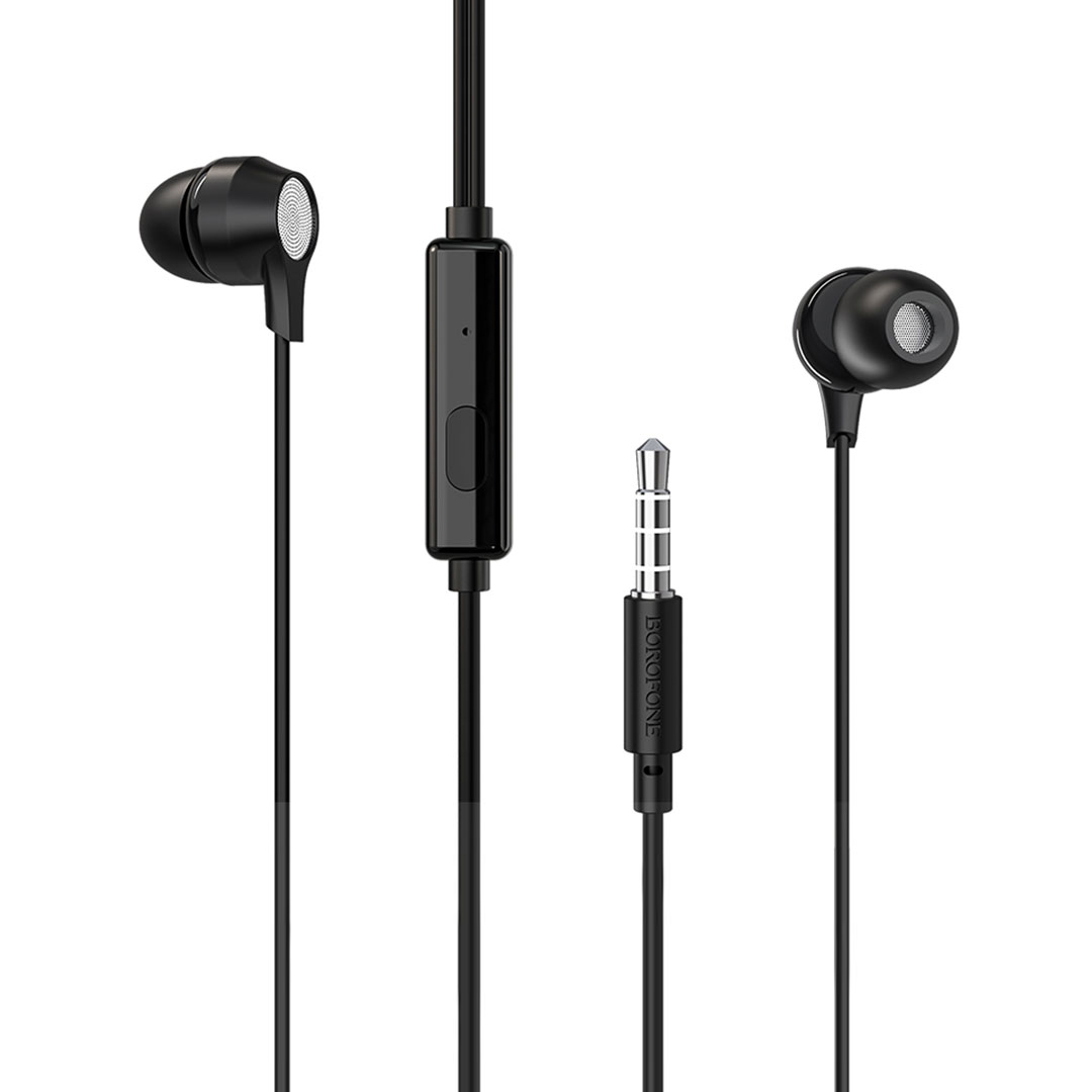Слушалки с микрофон BOROFONE Tender Sound BM28, Черен