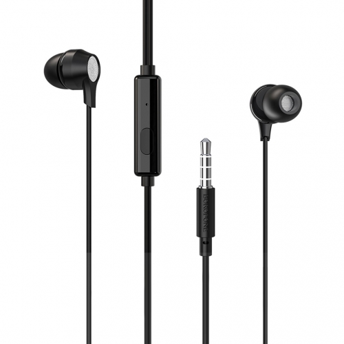 Слушалки с микрофон BOROFONE Tender Sound BM28, Черен