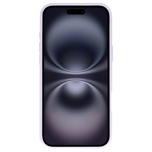 Удароустойчив калъф MagSF Slim Silicone за iPhone 16, Лилав