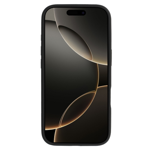 Удароустойчив калъф MagSF Slim Silicone за iPhone 16 Pro, Черен