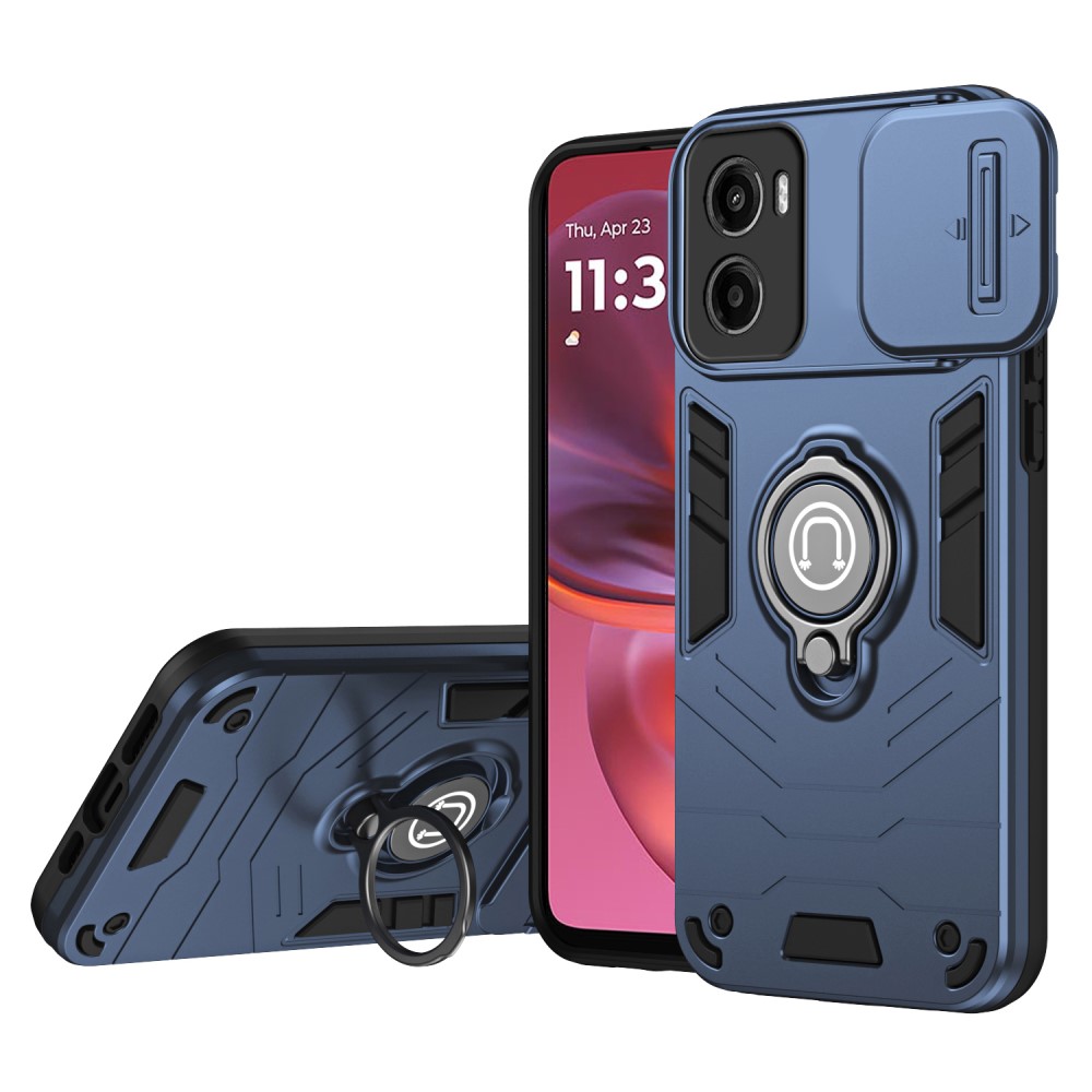 Удароустойчив калъф CamShield за Motorola Moto G05 4G, Син