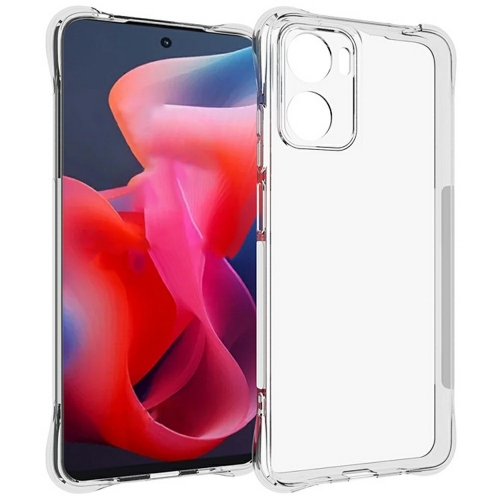 Силиконов калъф Non-Slip за Motorola Moto G05 4G, Прозрачен