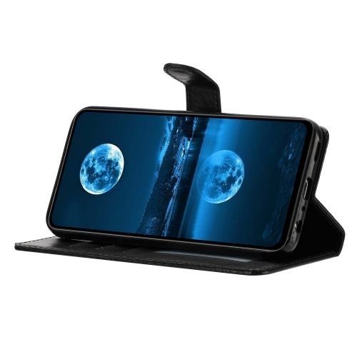Калъф тефтер Wallet Stand Leather за Xiaomi Redmi Note 14 Pro 5G / Poco X7 5G, Черен