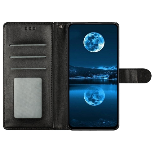 Калъф тефтер Wallet Stand Leather за Xiaomi Redmi Note 14 Pro 5G / Poco X7 5G, Черен