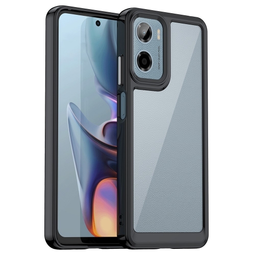 Удароустойчив калъф Acrylic за Motorola Moto E15 4G / G05 4G, Черен