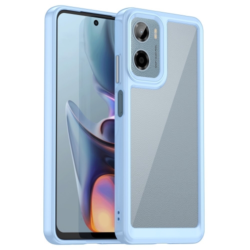 Удароустойчив калъф Acrylic за Motorola Moto E15 4G / G05 4G, Син