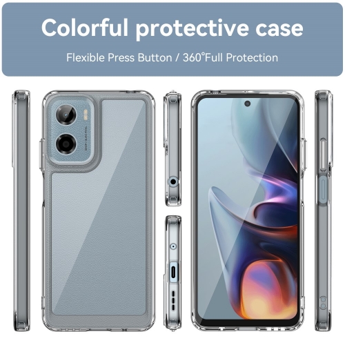 Удароустойчив калъф Acrylic за Motorola Moto E15 4G / G05 4G, Прозрачен