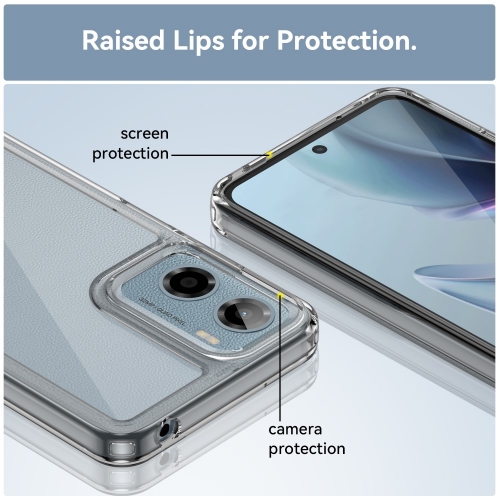 Удароустойчив калъф Acrylic за Motorola Moto E15 4G / G05 4G, Прозрачен